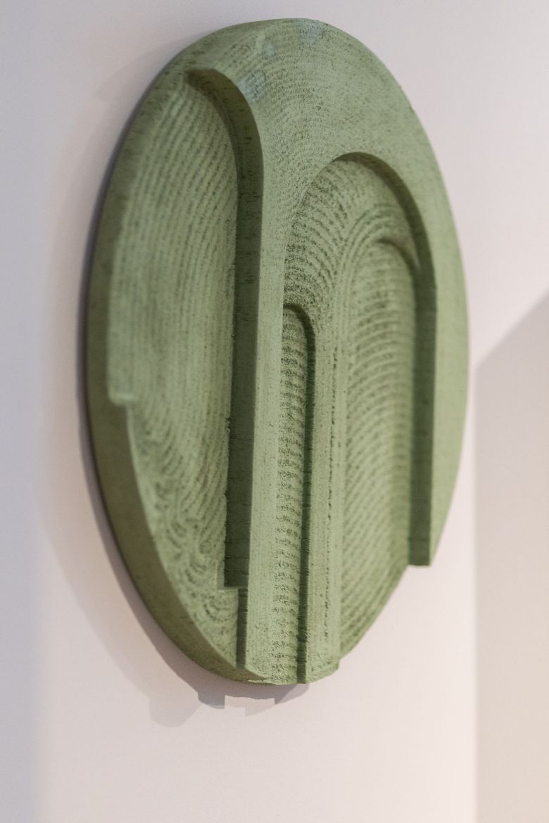 Slika Reljefni panel | 60cm | Olive green |