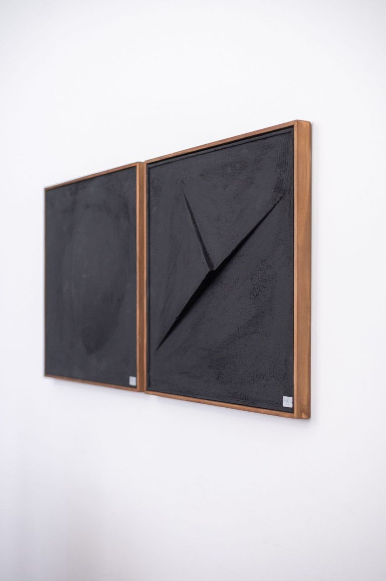 Slika Uramljeni reljefni paneli | 2 komada| 60cm x 60cm |